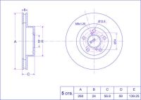 Диск тормозной TG-26310-AA021/RN1091V*Ti•GUAR