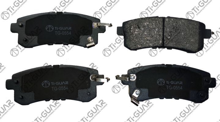 Тормозные колодки TG-0554/PN0554* Ti·GUAR Тормозные колодки TG-0554/PN0554* Ti·GUAR